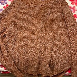 Cozy Brown Knit Sweater